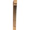 Ekena Millwork Thorton Block Smooth Bracket, Western Red Cedar, 3 1/2"W x 34"D x 34"H BKT04X34X34THR05SWR - alternate 3